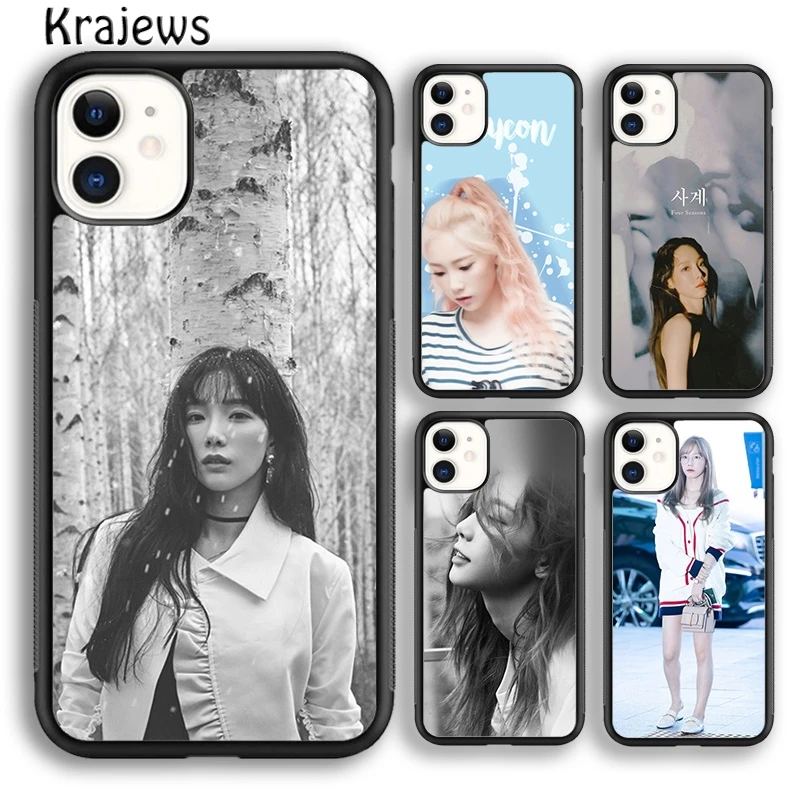 Krajews Snsd Girls' Generation Taeyeon Phone Case Cover For iPhone 16 15 14 plus XS XR 11 12 mini 13 pro max Fundas