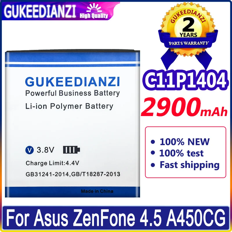 

Аккумулятор для ASUS 2900 мАч C11P1404, для Asus ZenFone 4,5 ZenFone4.5 A450CG, новейшая продукция, батарея + номер отслеживания