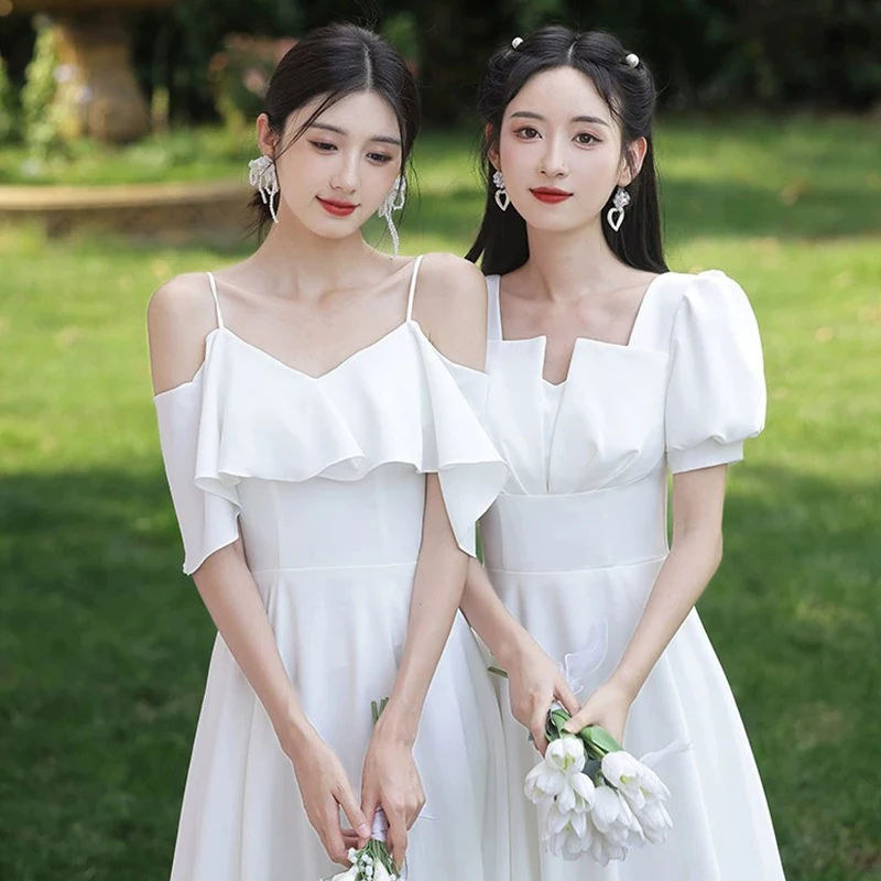 Рисунок 2 - Новинка, белые платья для подружек невесты