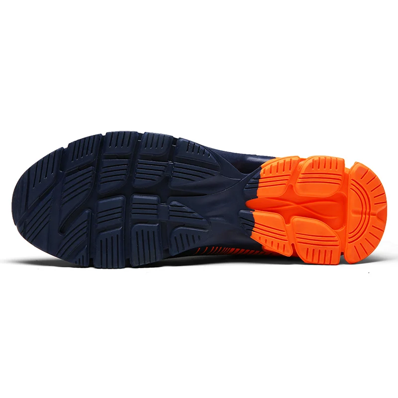 Breathable Flying Woven Running Men's Shoes Non-slip Lace-up Sneakers Outdoor Sport Shoes Zapatillas Hombre Deportiva