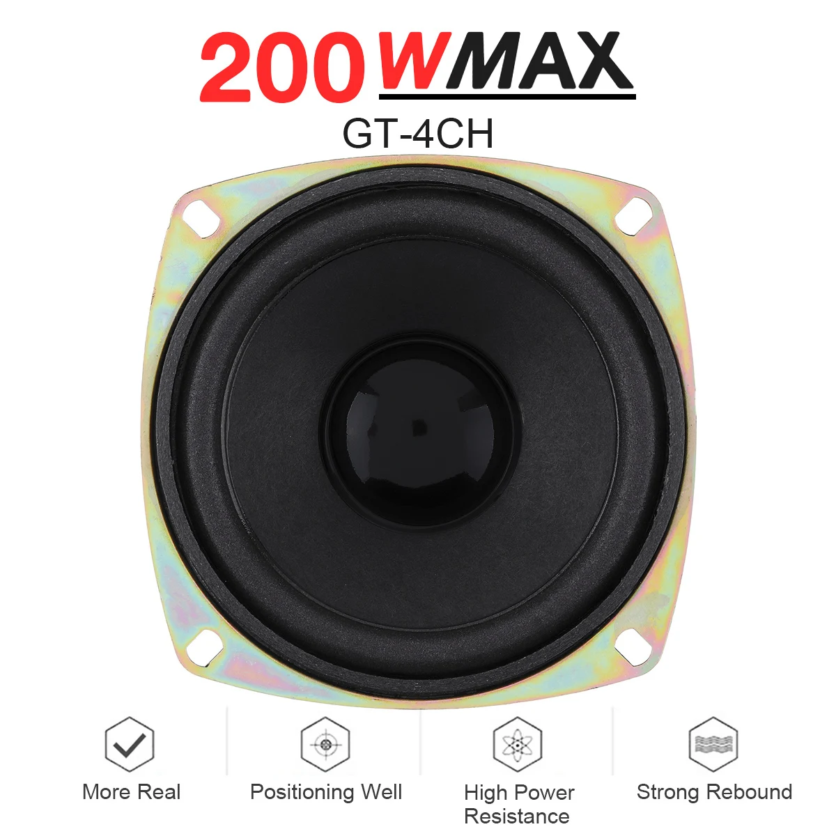 

1pcs 4/5/6/6x9 Inch 200W Car Coaxial Speaker Vehicle Door Audio Music Stereo Full Range Frequency Hifi Speakers For Cars SUV