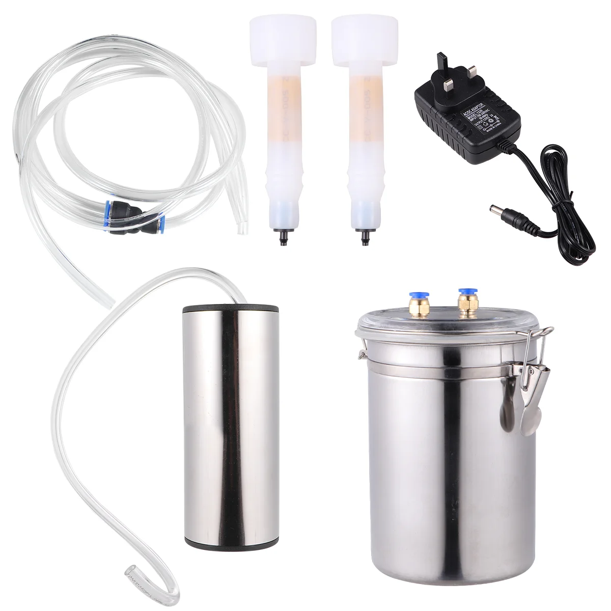 

1 Set Milking Machine Electric Sheep Milker Vacuum Pump for Farm
