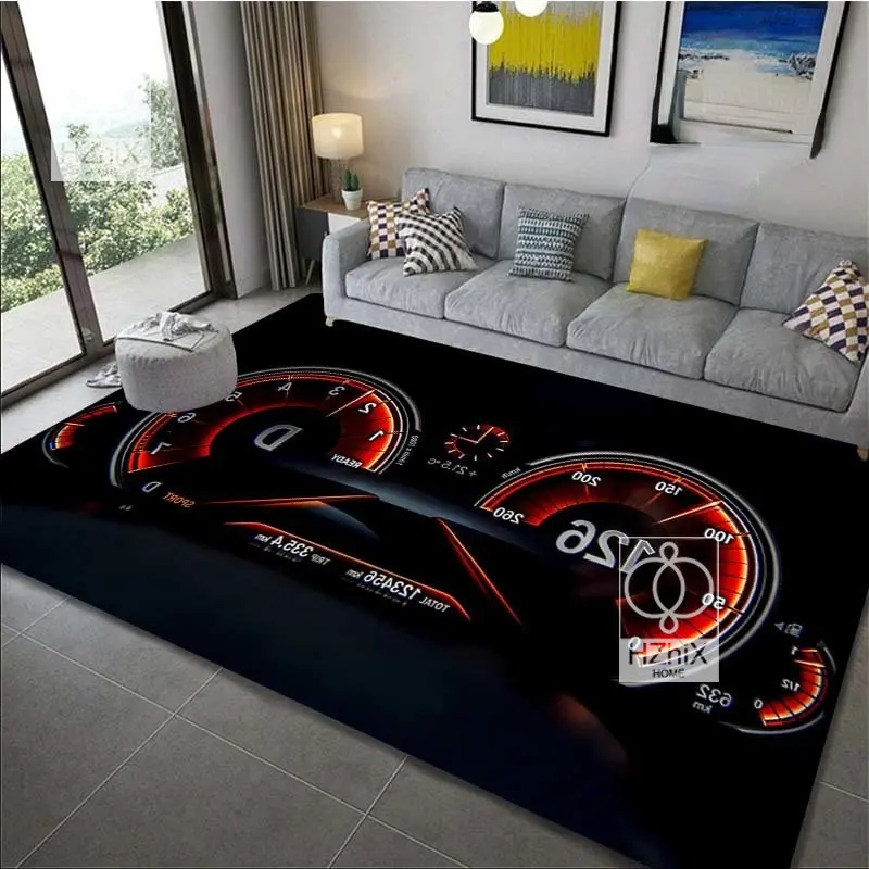 

Car Dashboard Carpet Motorcycle Carpet for Living Room Area Anime Rug Bedroom Door Mat Room Decor Anti-Slip Floor Mat Area Rug
