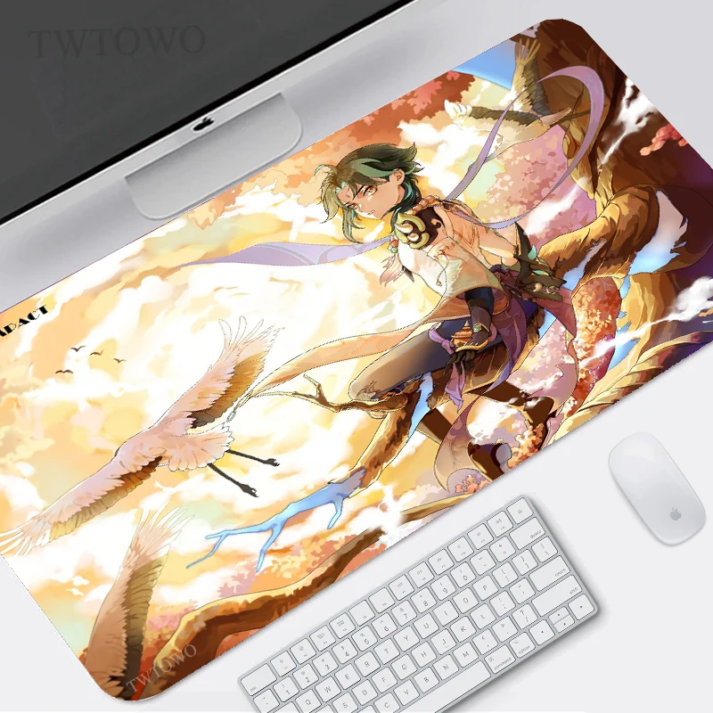 

Genshin Impact Mouse Pad Gaming XL HD New Mousepad XXL keyboard pad Office Carpet Natural Rubber PC Mice Pad Desktop Mouse Pad
