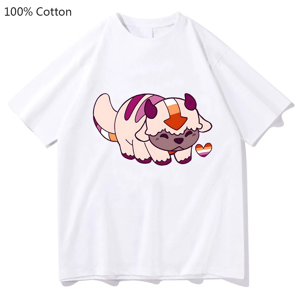 

Avatar The Last Airbender Prints T-shirts Appa Women Funny Clothing Tshirt Casual Tee Shirts Summer Trendy T Shirt Kawaii Cotton