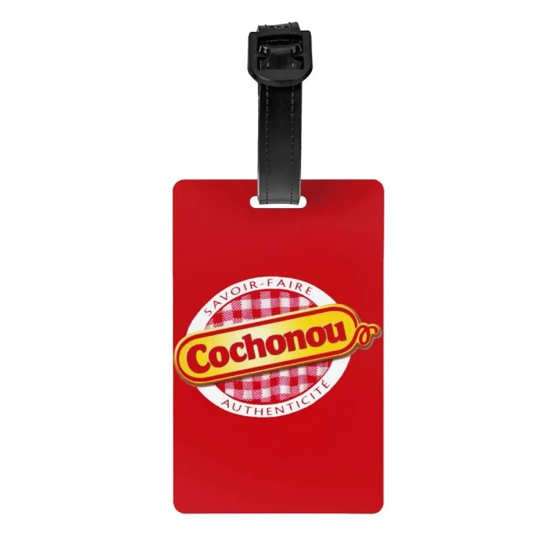 

Логотип свиньи Cochonou, бирки для багажа, индивидуальные бирки для багажа, личная Обложка, имя, удостоверение личности