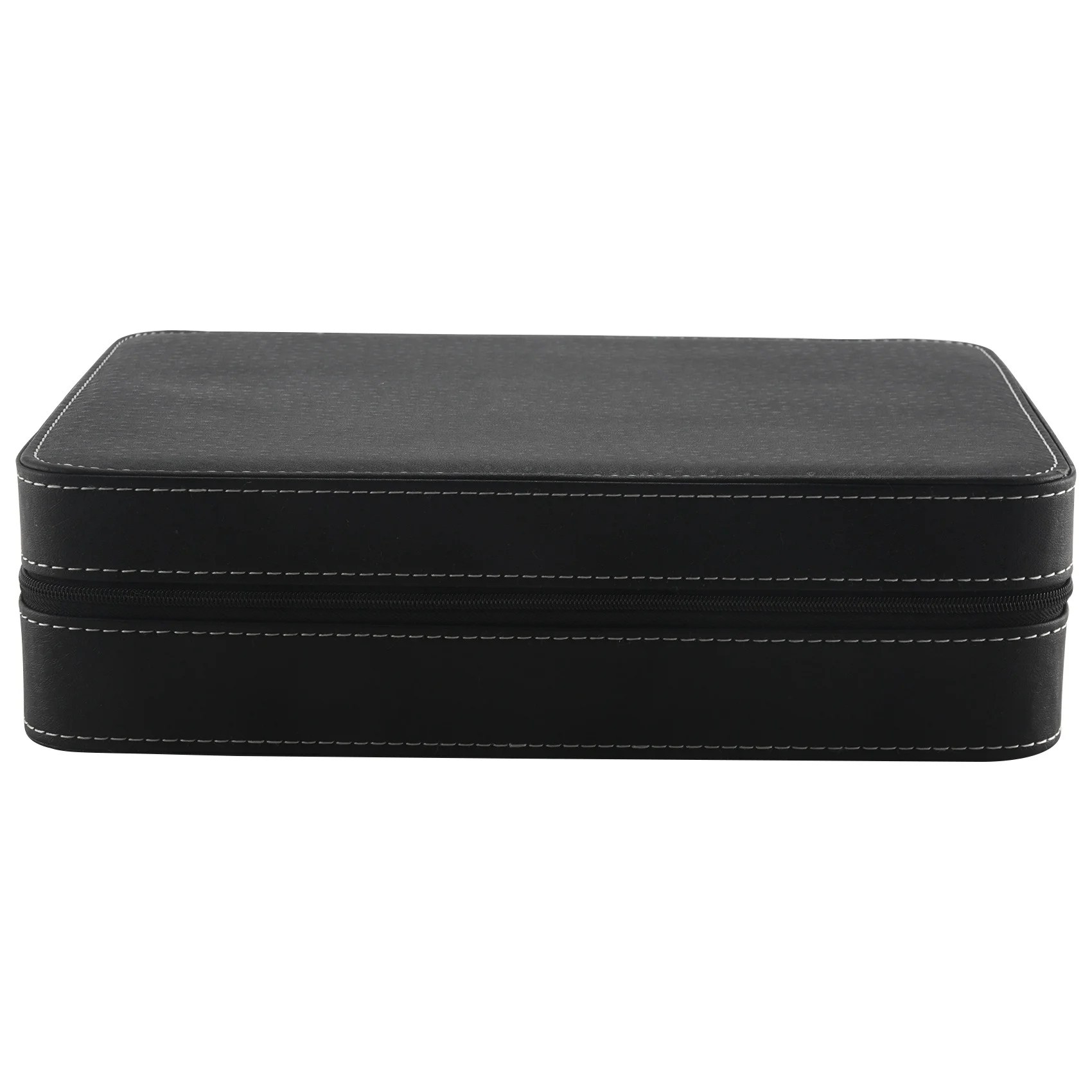 

Портативный органайзер для часов, шкатулка из искусственной кожи на молнии в классическом стиле, 10 ячеек, многофункциональный дисплей браслета