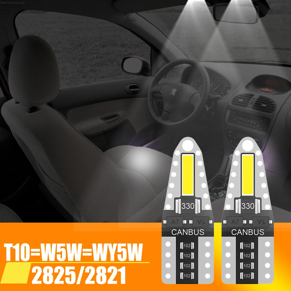 

2 шт., Автомобильные светодиодные сигнальные лампы W5W T10 501 194 5w5