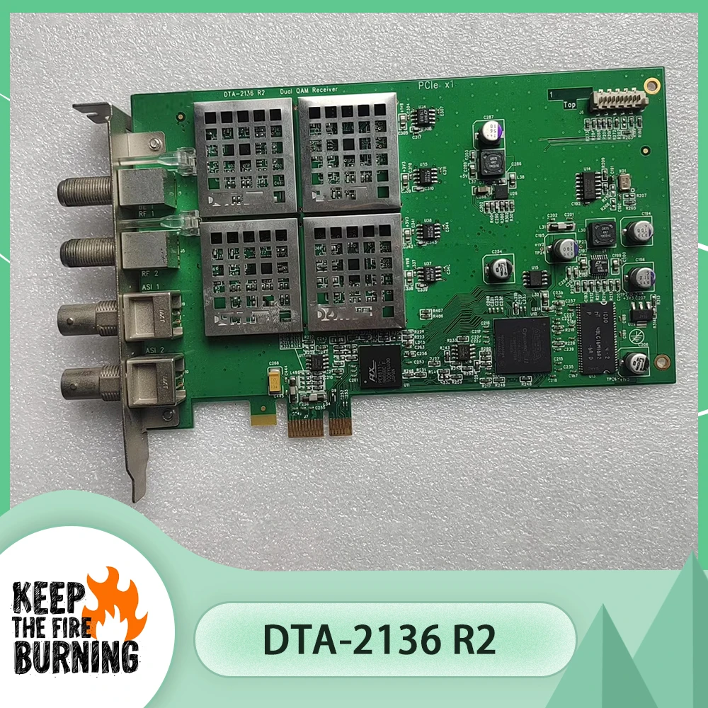 Для DekTec DTA-2136 R2 Me-dical Equi-pment Карта сбора данных видеоизображения Двойной QAM-приемник