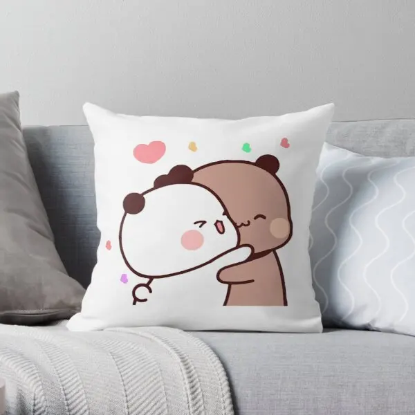 

Panda Bear Hug Happy Panda Printing Throw Pillow Cover Cushion Comfort Decor Bedroom Fashion Fashion Bed Pillows not include