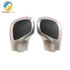 Ручка переключения DSG из красной кожи с отверстиями, модификация крышки для VW Golf MK6 MK7 R G TI Passat B7 B8 CC R20