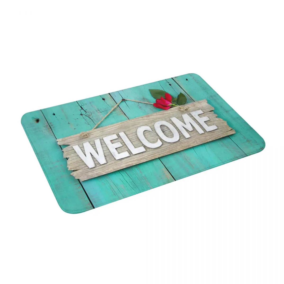 A Welcome Sign On Door Bath Floor Mat Rug Carpet Entrance Living Room Home Kitchen Doormat Bedroom Non-slip Hallway |