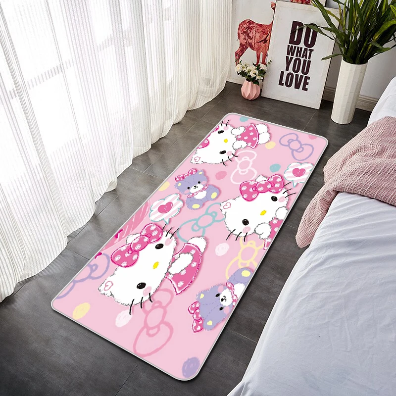 

Hellos Cat Kitty Carpet In The Living Room Mats Mat Balcony Kitchen Floor Prayer Rug Home Cute Children Rugs Bath Bedroom Foot