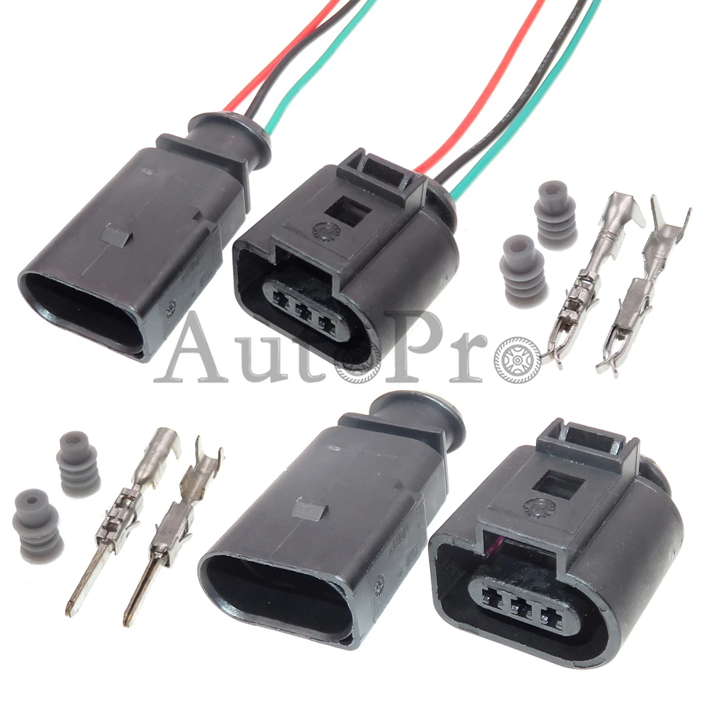 Датчик температуры для автомобиля, 1 j0973703, 1717888-1, 1J0973803, пластиковый, водонепроницаемый, 1 комплект