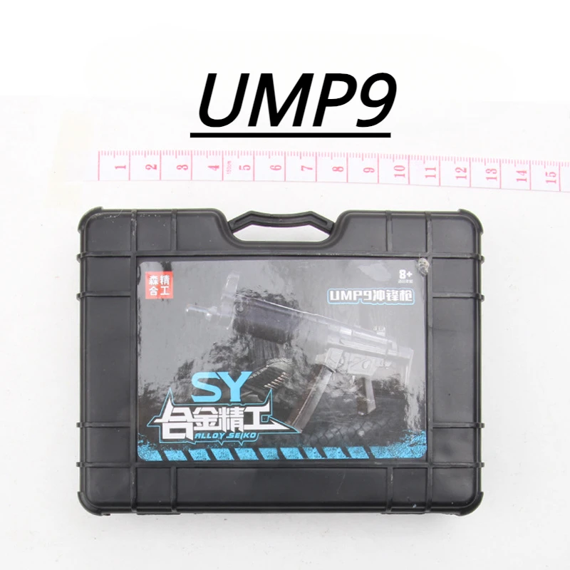 1:6 Мини-металлическая Модель Игрушечного Пистолета - Коллекционная Копия Uzi Ump9 P90