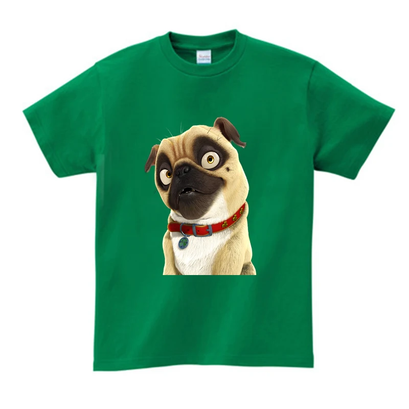

Cute Dog Cartoon Children's Cotton T-shirt Boys and Girls Top T-shirt Short-sleeved Children's Summer Casual Children's T-shirt