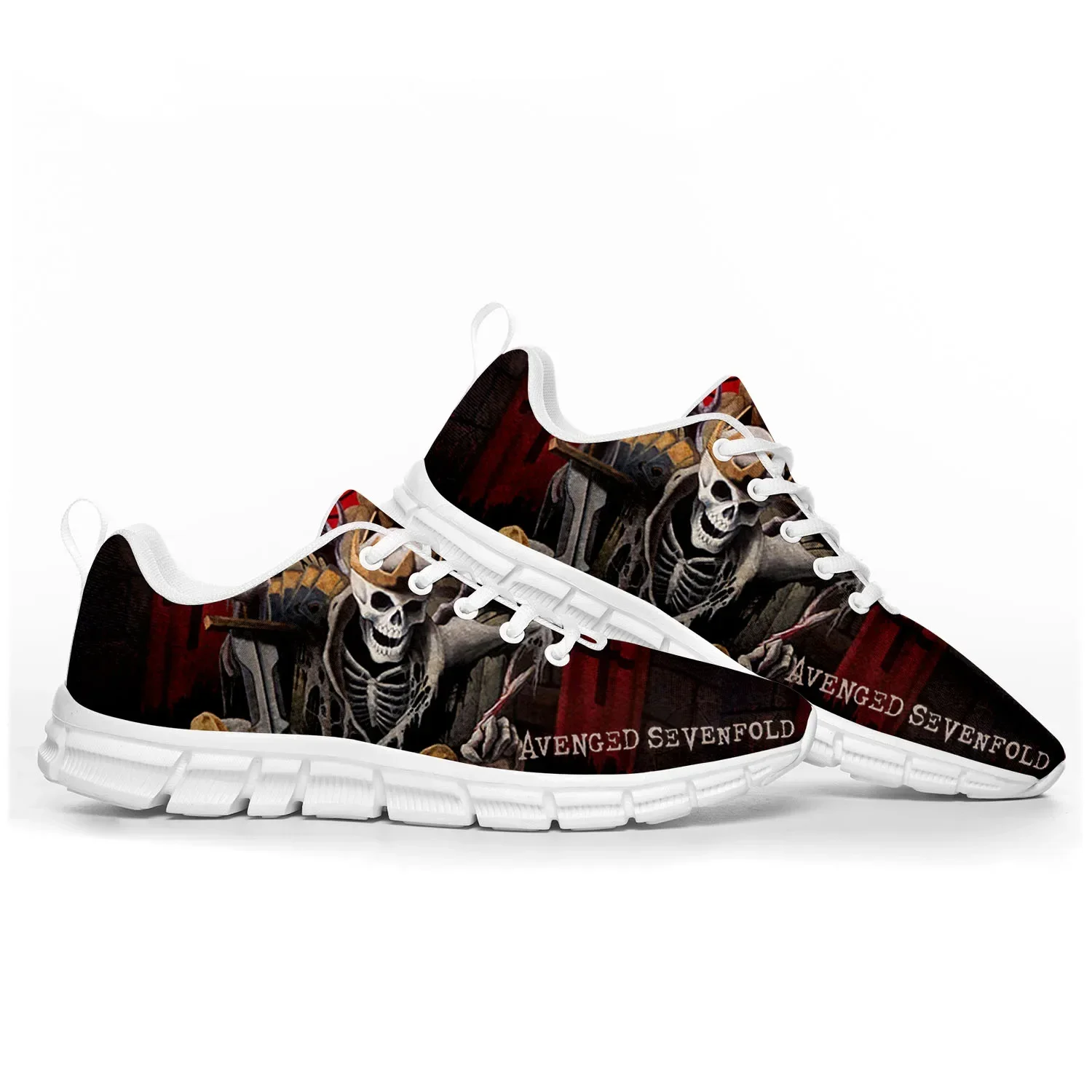 ed Sevenfold A7X buty sportowe męskie damskie nastolatki dziecięce trampki na co dzień niestandardowe wysokiej jakości dla par białe