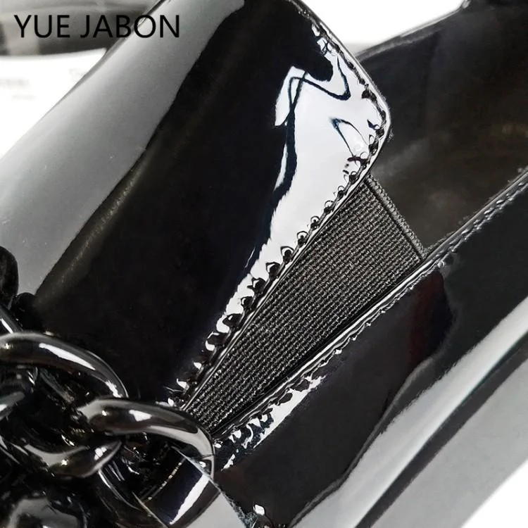 Лоферы женские из натуральной кожи на массивной платформе повседневные туфли с