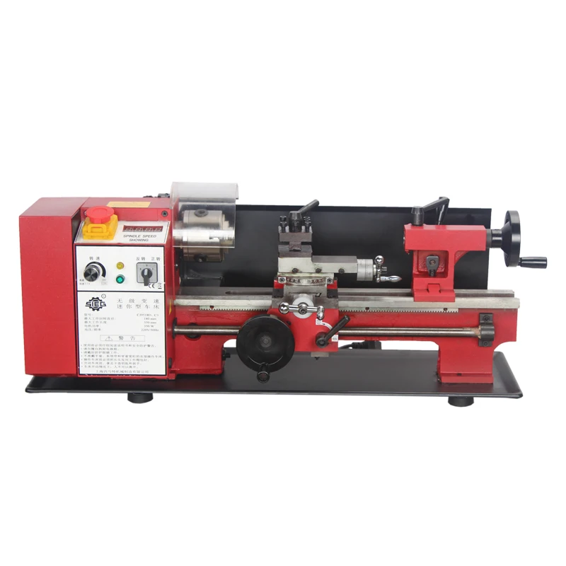 Токарный мини-станок для металла 7 х14 дюймов 350 Вт