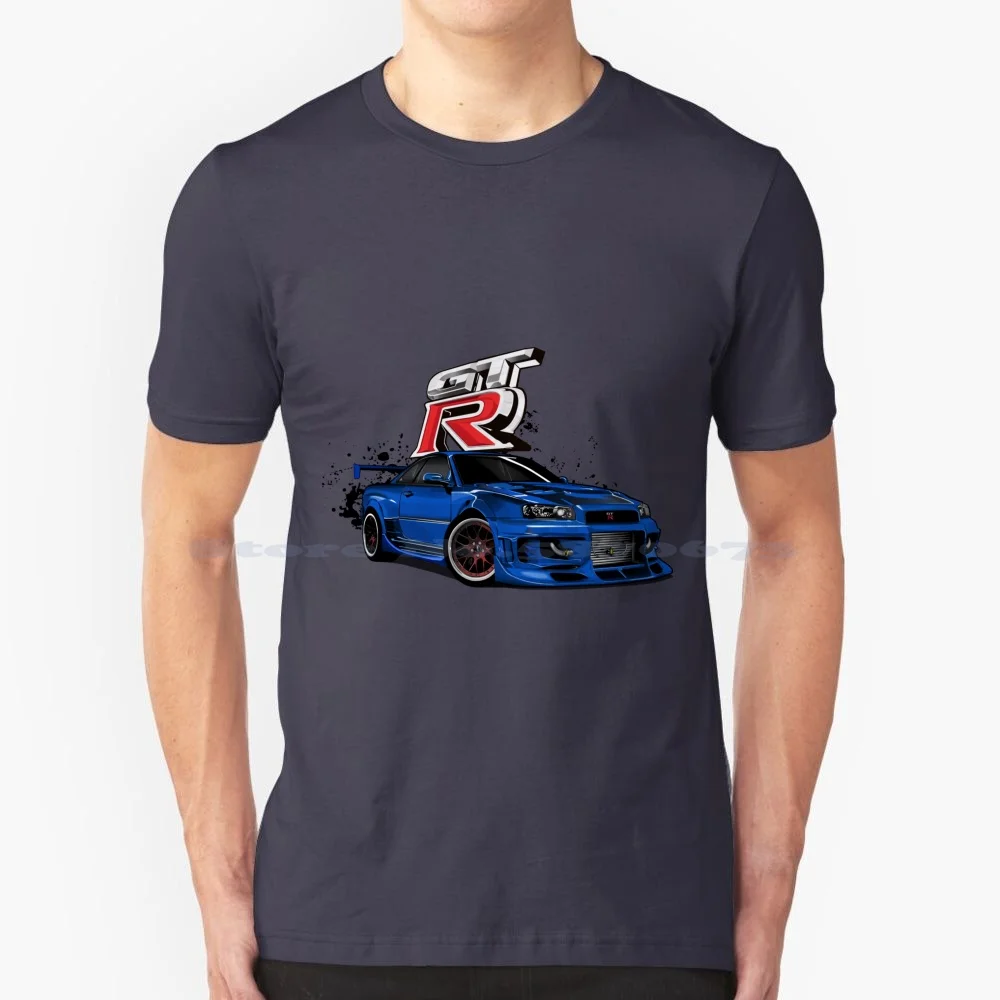 

Футболка Nissan Skyline Gt-R из 100% хлопка