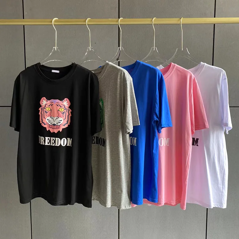 

Women Fashion T Shirt New Tiger Print T-Shirt 100%Cotton Women Shirts O Neck Short Sleeve Tees Summer Woman Tops Oversized
