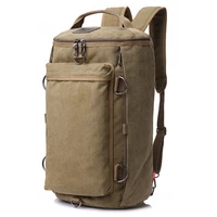 unisex practical backpacks large capacity travel climbing bag military backpack men women bucket army canvas bags shoulder bag
