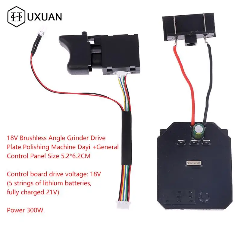 

Power Tool Angle Grinder Switch Brushless Electric Wrench Drive Control Board For Dayi 2106/161/169 Electric Wrench Motherboard