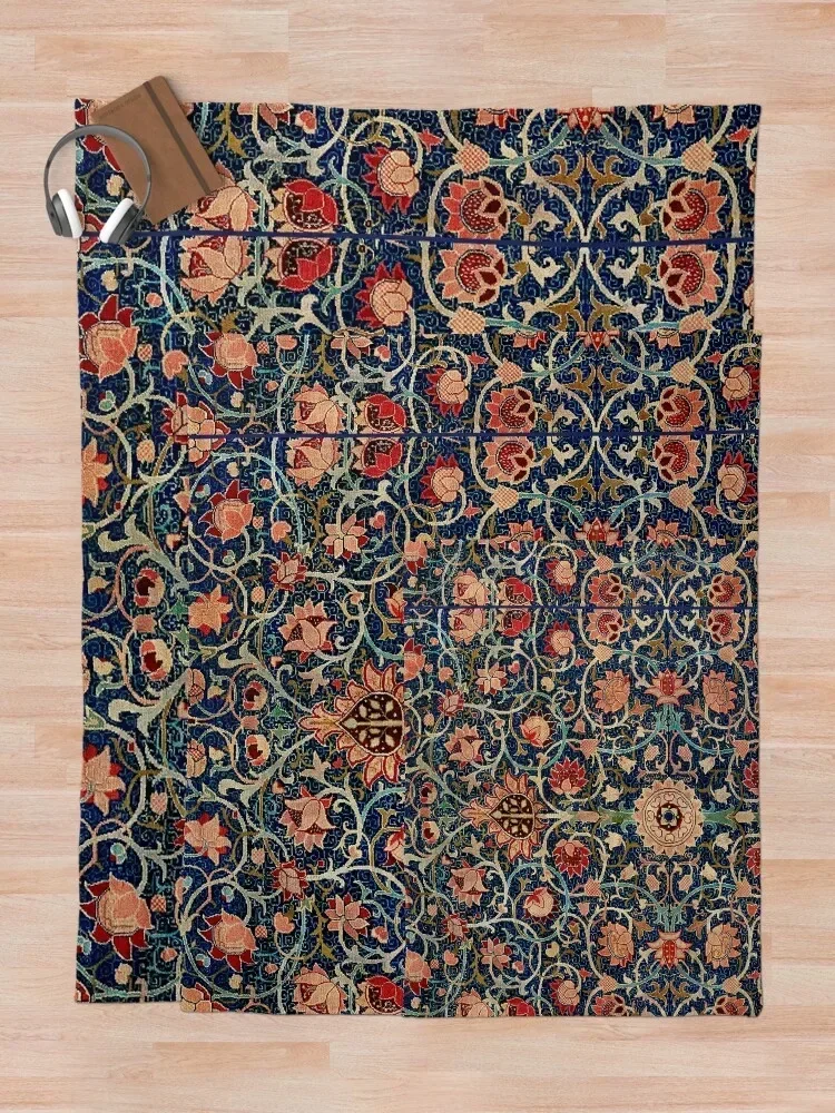 Винтажное фланелевое одеяло для волос вильям моррис голландский парк