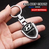 cute metal car styling keychain key rings automobiles parts auto interior supplies key rings for hyundai i30 tucson accent creta