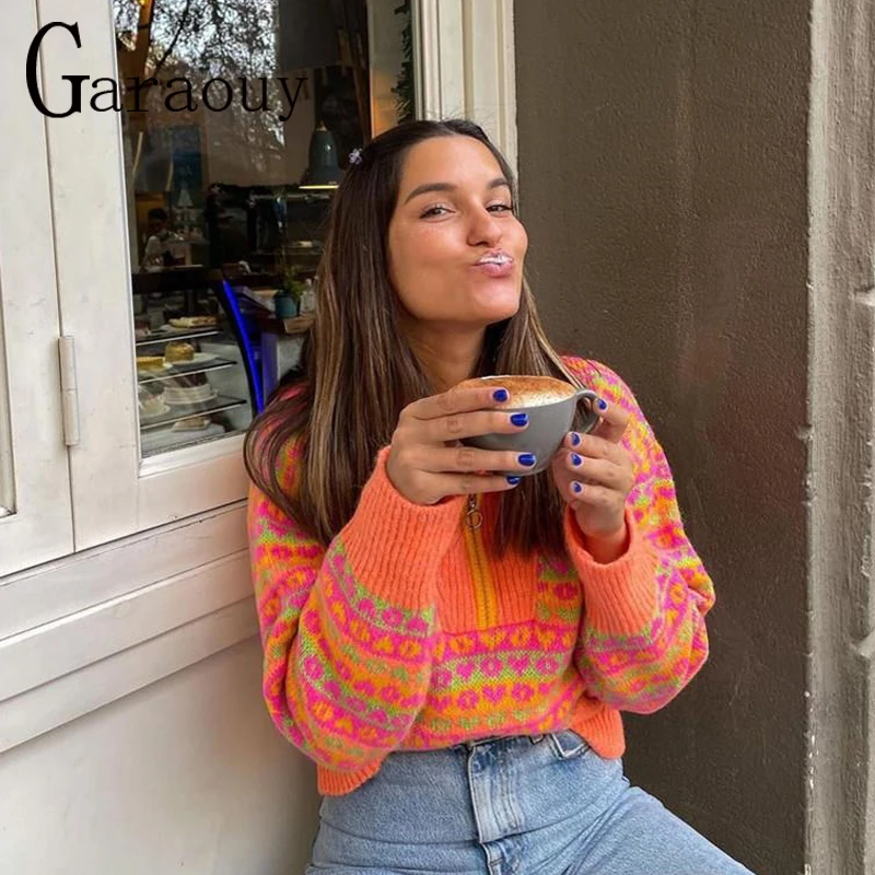 

Женский трикотажный свитер-водолазка на молнии, на осень/зиму