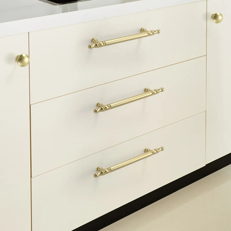 Роскошные Ручки для ванной комнаты черные золотые ручки мебели серебряные