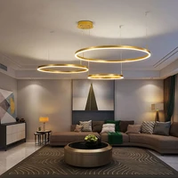 lusters modern led pendant lights ring circle lamp for dining room living room bedroom fixture pendant lamp chandeliers kitchen