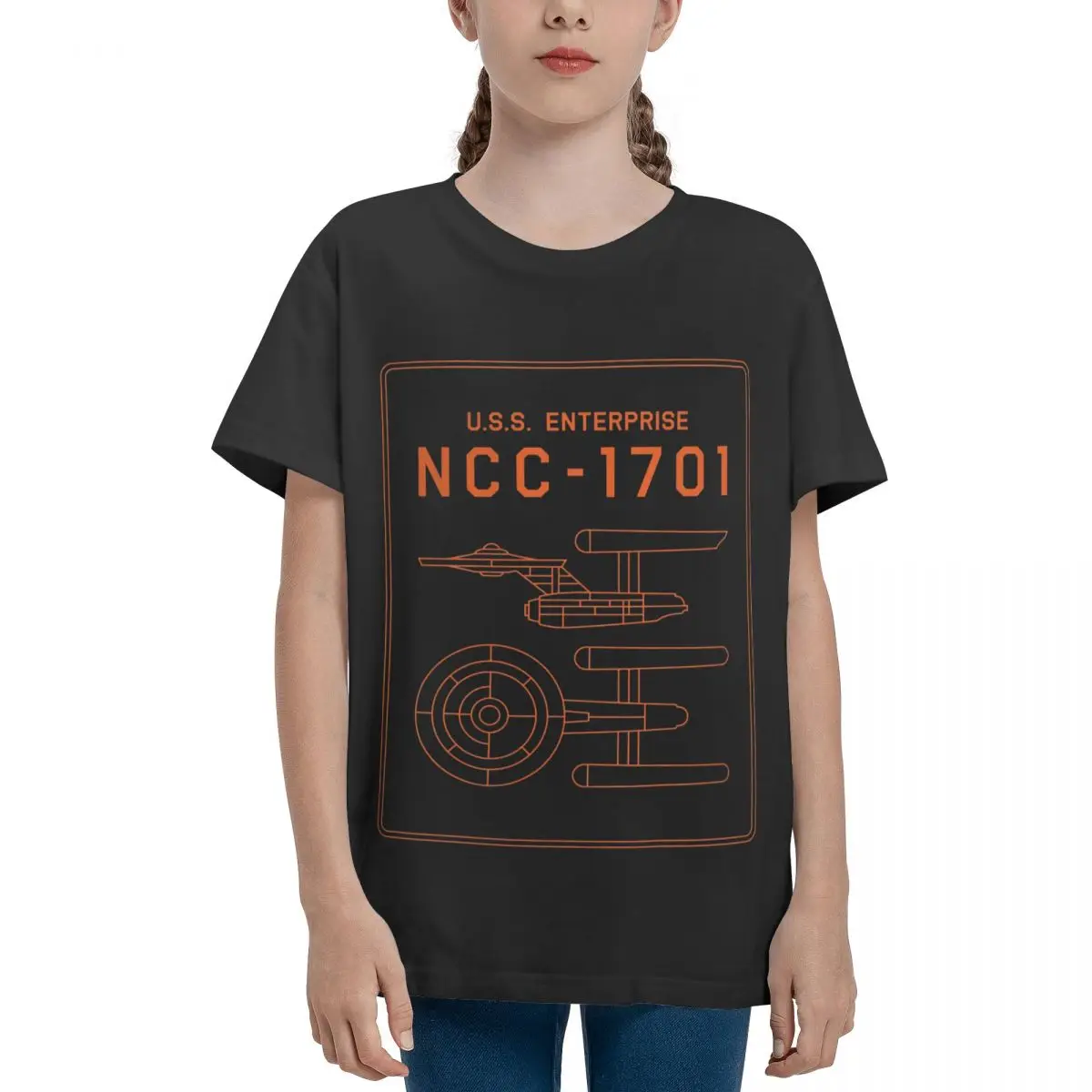 Футболка с коротким рукавом для подростков Star Trek USS