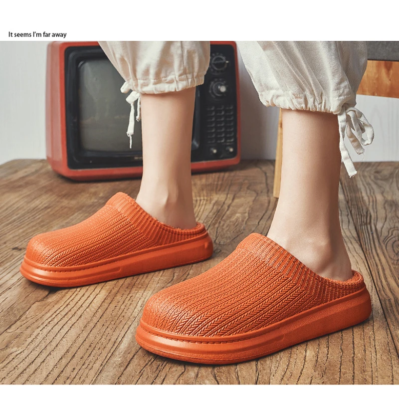 

Прямая поставка 2022, водонепроницаемые зимние хлопковые тапочки, женская домашняя теплая женская обувь, кожаная обувь для дома с хлопком