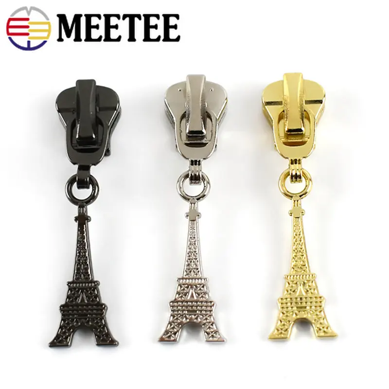 

10Pcs 3# 5# Zipper Sliders for Metal Nylon Resin Zips for Jacket Coat Repair Zippers Puller Head Clothing Decorative Zip Pull