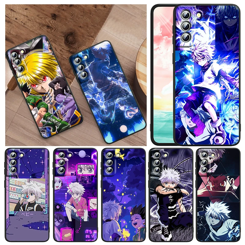 

HUNTER×HUNTER Anime For Samsung Galaxy S22 S21 S20 FE Ultra Pro Lite S10 5G S10E S9 S8 Plus S7 Edge Black TPU Phone Case