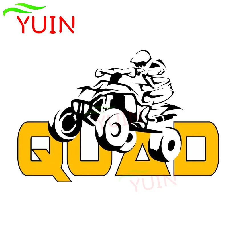 

Fashion Quad Bike Car Sticker Motorcycle Auto Accessories PVC Bumper Decoration Graphic High Quality Waterproof Decal 15*10cm