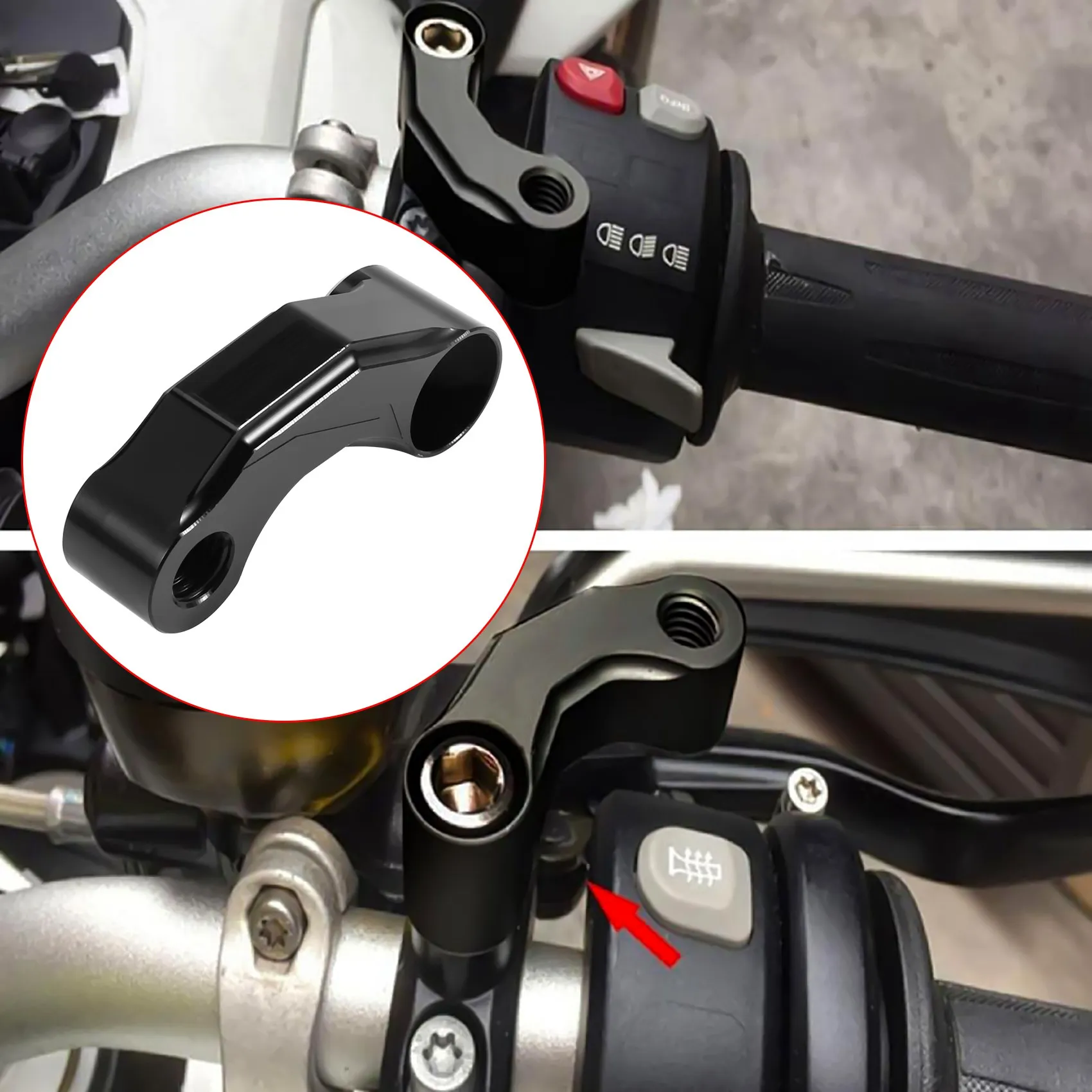 Адаптер удлинительного кронштейна для зеркала мотоцикла Bmw R1200Gs Lc/Adv 13-18 R Ninet/R1200R