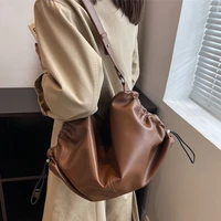 oversized large capacity women pu leather trend shoulder bag 2022 fall designer handbags luxury brand fashion messenger bag tote