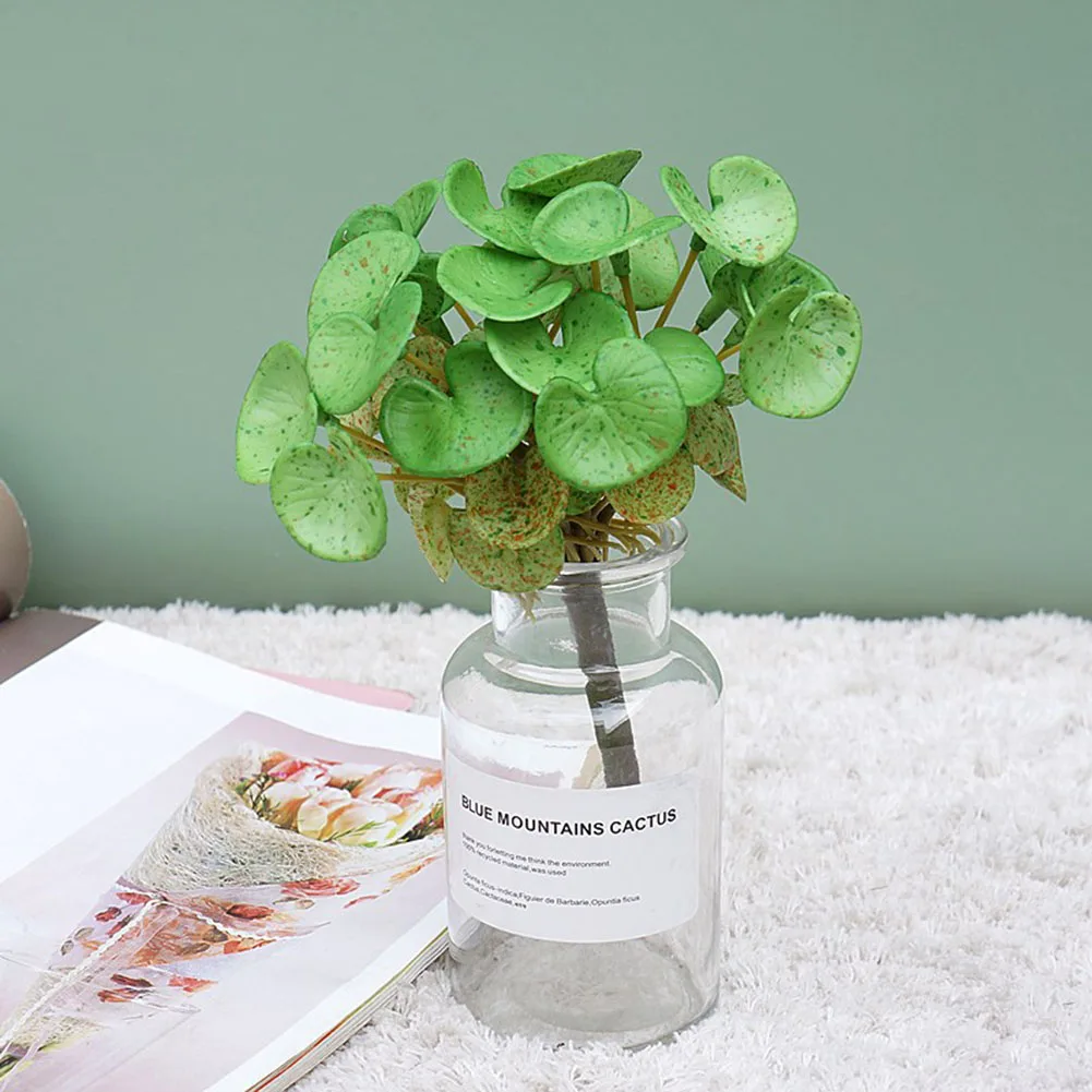 

Artificial Plastic Plants Silicone Artificial Flowers Fake Grass False Plants Anthurium Outdoor Garden Decor Wedding Decoration