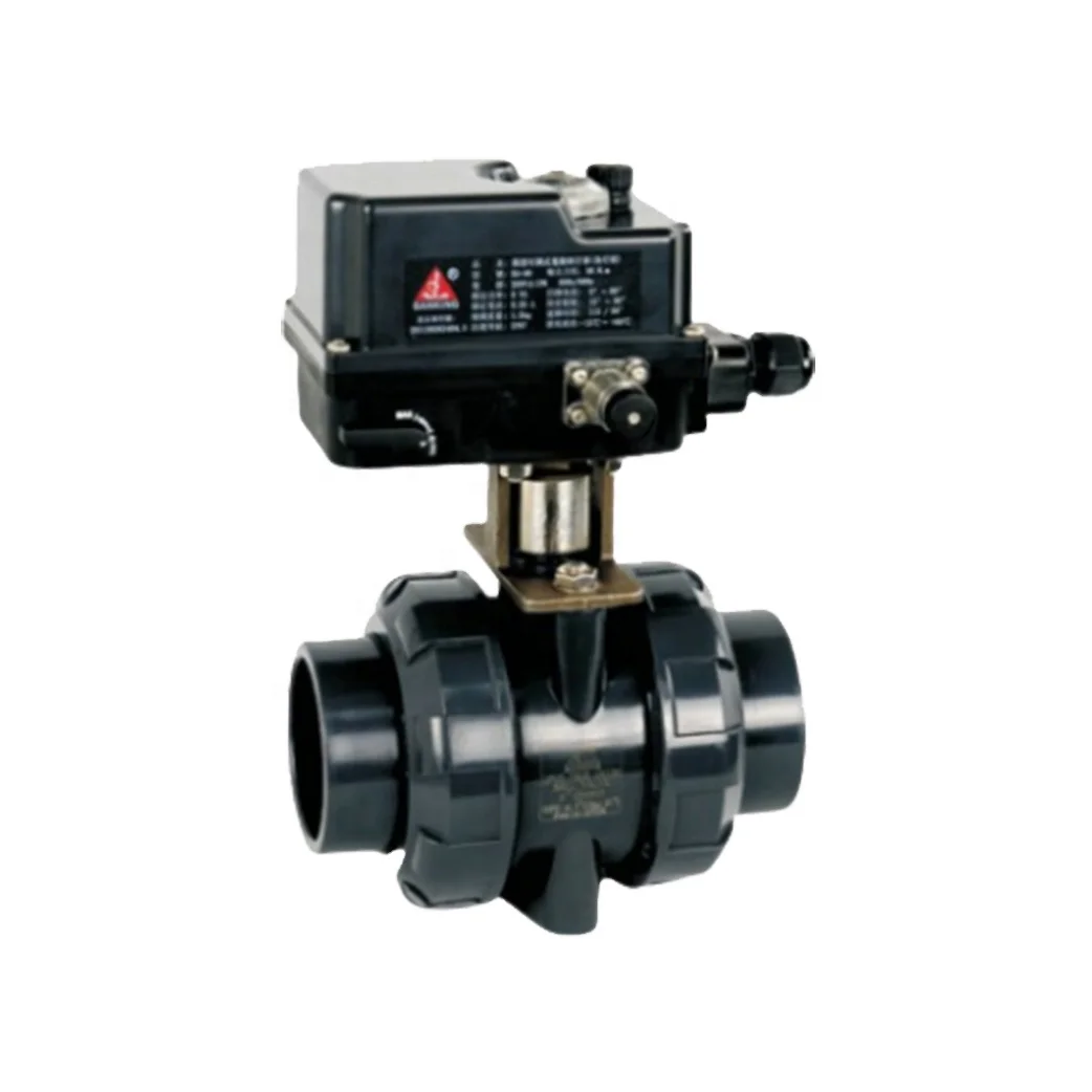 Sanking Высококачественный электрический шаровой кран из ПВХ DN15-DN50 4 дюйма