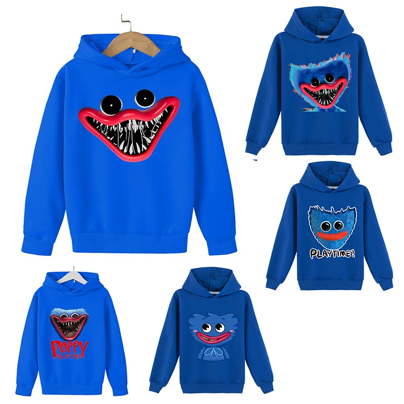 

Poppy Playtime Kids Hoodie Sweatshirt Stray Kids Casual Long Sleeve Cotton Hoodie Huggy Wuggy Kids Anime Sweatshirt