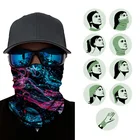 Многофункциональный волшебный шарф с УФ-защитой, однотонная бандана на шею, Балаклава, повязка на голову, Балаклава для велоспорта, рыбалки, защитная трубка для лица