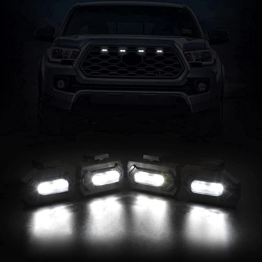 

4 шт., передние фонари для внедорожника Toyota Tacoma Raptor TRD 2020 2021