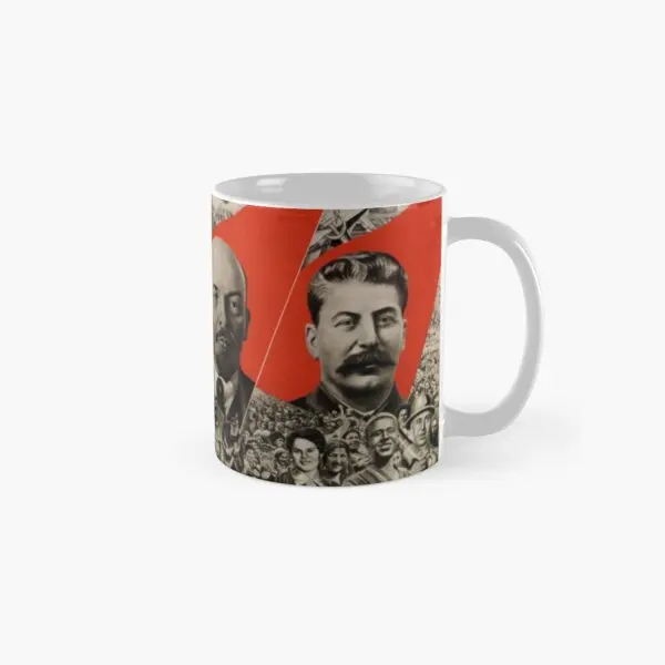 

Communists Classic Mug Printed Photo Design Handle Round Picture Drinkware Cup Simple Coffee Tea Gifts Image