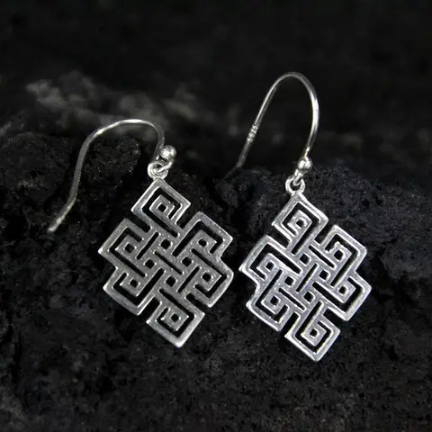 Винтажные серьги с кисточками ручной работы для мужчин и женщин, монгольские номадические серьги в этническом стиле, модные украшения