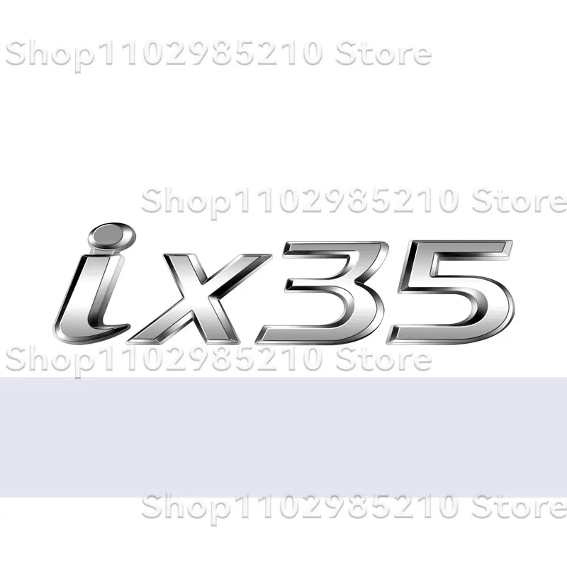 

3D Chrome Metal Emblem Car Side Fender Rear Trunk Badge Sticker Decor For Hyundai IX25 IX35 Logo Tucson Accessories