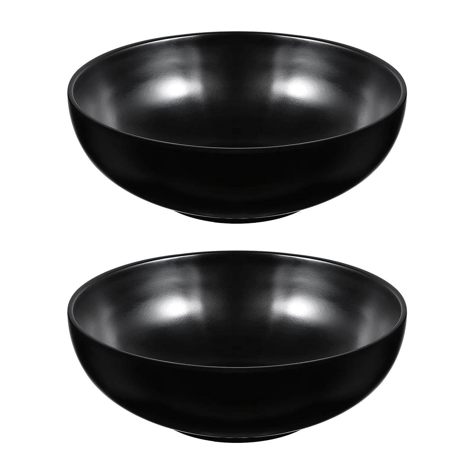 

2pcs Black Pasta Bowls Japanese Noodle Bowl Black Pasta Bowl Ramen Noodle Bowl Black Serving Bowl Serving Bowl