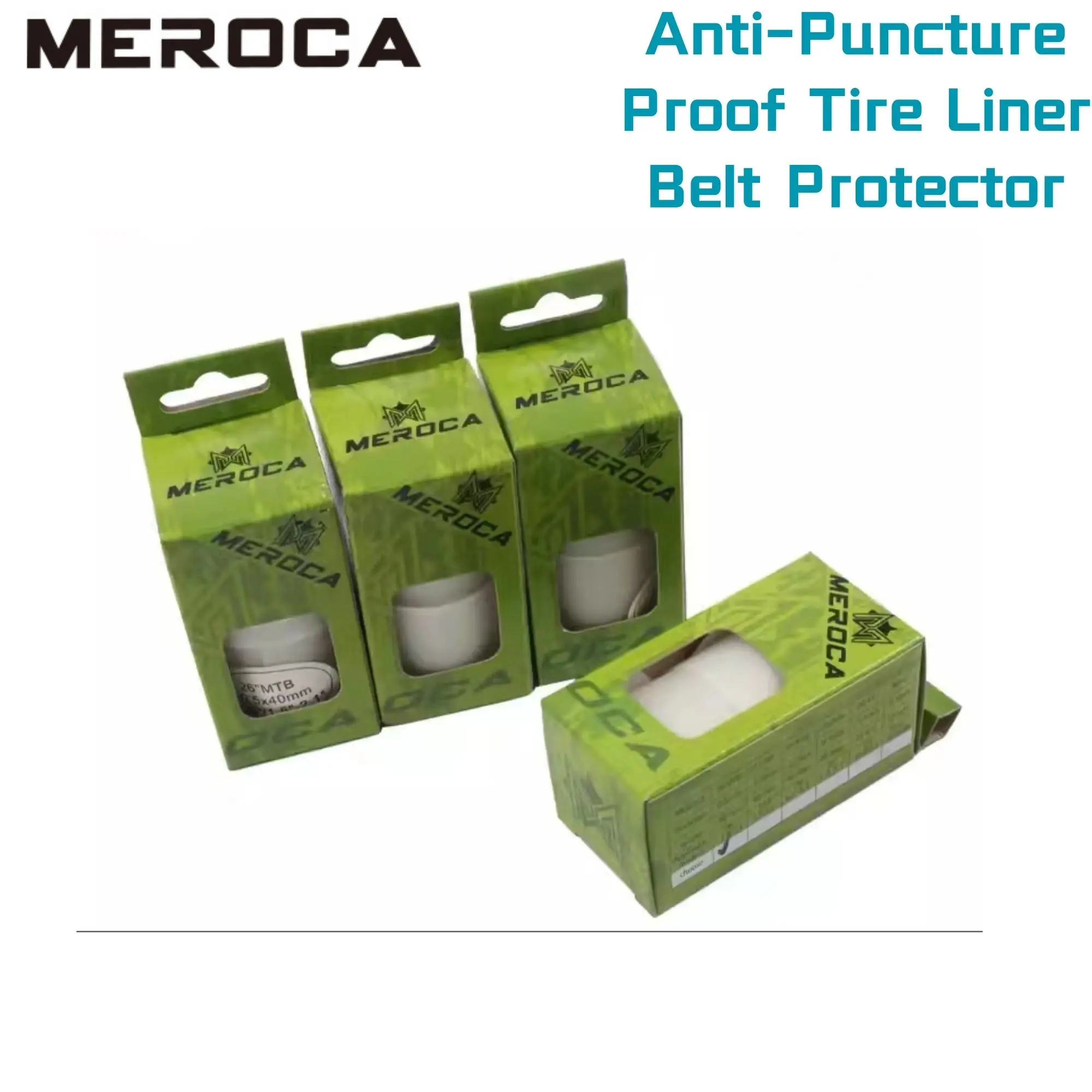 

MEROCA Bicycle Anti-Puncture Proof Tire Liner Belt Protector Tape MTB Tire Rim Tapes Strips Line Mountain Road Bike Cycling