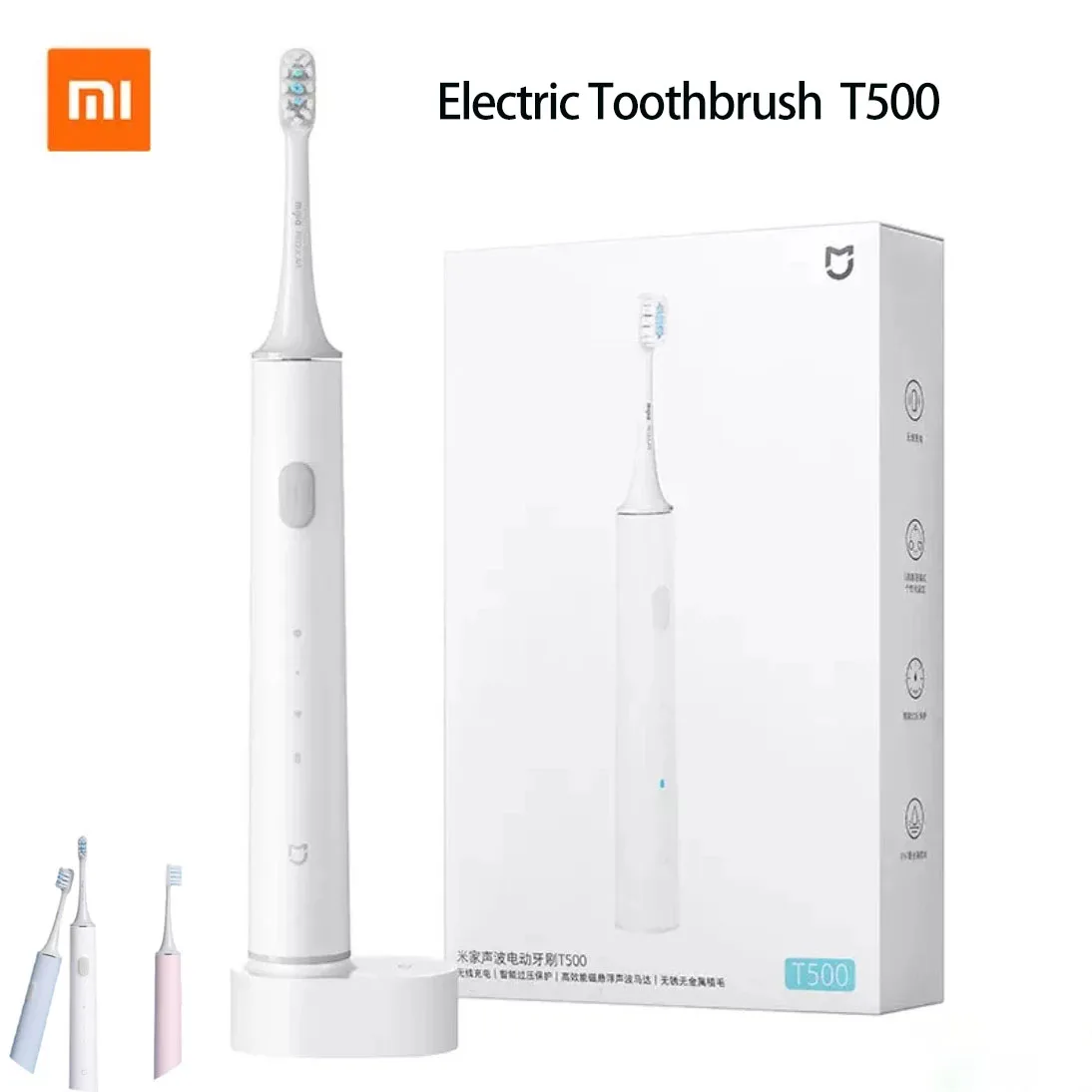 

Original Xiaomi Mijia Smart Electric T500 Mijia Electric Toothbrush Sonic Ultrasonic Teeth Whitening T100 Toothbrush Cleaner